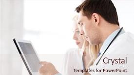  Presentation with healthcare or medical - Colorful presentation theme enhanced with digital health - healthcare and medical - two backdrop and a lemonade colored foreground