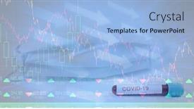  Presentation with public health covid - PPT theme featuring digital-illustration-of-a-coronavirus background and a light blue colored foreground