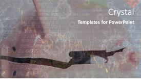  Presentation with global public health - PPT theme having digital-illustration-of-a-crushed background and a gray colored foreground