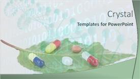  Presentation with public health covid - Slide deck having digital-illustration-of-a-dna background and a sky blue colored foreground