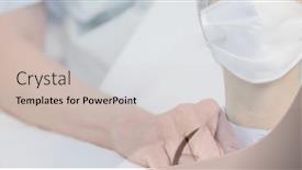  Presentation with public health covid - Slides having digital-illustration-of-a-doctor background and a soft green colored foreground