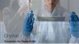  Presentation with digital health - Amazing presentation theme having digital-illustration-of-a-doctor backdrop and a seafoam green colored foreground