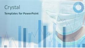  Presentation with public health covid - Slide deck having digital-illustration-of-a-doctor background and a sky blue colored foreground