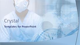  Presentation with public health covid - Slide deck consisting of digital-illustration-of-a-doctor background and a sky blue colored foreground