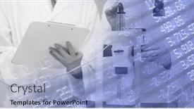  Presentation with public health covid - PPT theme featuring digital-illustration-of-a-doctor background and a light blue colored foreground