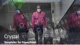  Presentation with public health covid - Presentation having digital-illustration-of-a-man background and a dark gray colored foreground