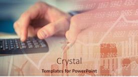  Presentation with digital image processing - Slides consisting of digital-illustration-of-a-person background and a coral colored foreground