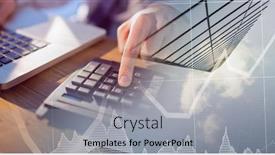  Presentation with digital statistics - Slide set featuring digital-illustration-of-a-person background and a light gray colored foreground