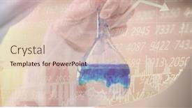  Presentation with digital statistics - Slides consisting of digital-illustration-of-a-person background and a lemonade colored foreground