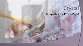  Presentation with public health global - PPT theme with digital-illustration-of-a-piggy background and a lemonade colored foreground