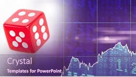  Presentation with digital statistics - Presentation theme having digital-illustration-of-a-red background and a violet colored foreground