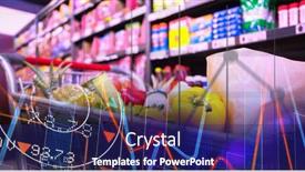  Presentation with digital image processing - Presentation consisting of digital-illustration-of-a-shop background and a navy blue colored foreground