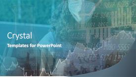  Presentation with public health covid - PPT layouts enhanced with digital-illustration-of-a-woman background and a teal colored foreground