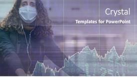  Presentation with public health covid - PPT layouts having digital-illustration-of-a-woman background and a gray colored foreground