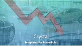  Presentation with global red - Slides with digital-illustration-of-cars-standing background and a  colored foreground