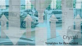  Presentation with digital image processing - Presentation featuring digital-illustration-of-cars-standing background and a  colored foreground