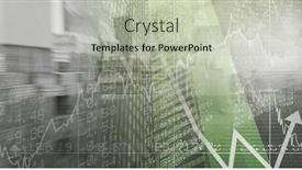  Presentation with digital statistics - Audience pleasing theme consisting of digital-illustration-of-data-processing backdrop and a light gray colored foreground