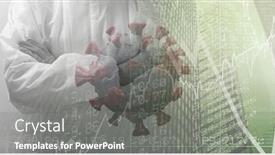  Presentation with digital statistics - Amazing presentation design having digital-illustration-of-data-statistics backdrop and a gray colored foreground