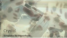  Presentation with covid coronavirus - Theme with digital-illustration-of-macro-covid background and a mint green colored foreground