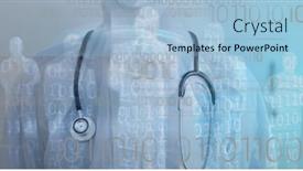  Presentation with covid coronavirus - Theme with digital-illustration-of-people-silhouettes background and a light blue colored foreground