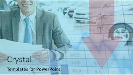  Presentation with global red - PPT layouts having digital-illustration-of-red-arrow background and a light blue colored foreground