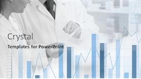  Presentation with digital health - Presentation having digital-illustration-of-two-pharmacists background and a light gray colored foreground