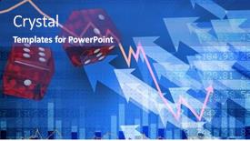  Presentation with digital statistics - Slide deck enhanced with digital-illustration-of-two-red background and a teal colored foreground