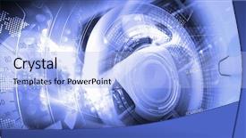  Presentation with digital car - Audience pleasing slide deck consisting of digital image of car steering backdrop and a light blue colored foreground