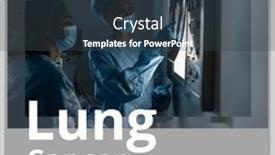  Presentation with lung cancer - Slide deck consisting of digital-image-of-multiracial-surgeons background and a tawny brown colored foreground