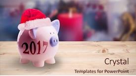  Presentation with 2019 chinese new year - Beautiful presentation featuring digital image of new year backdrop and a lemonade colored foreground