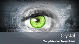  Presentation with digital image - Slide set consisting of maple leaves and autumn sky background and a sky blue colored foreground