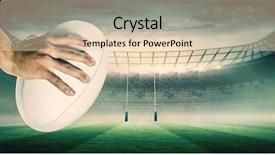  Presentation with ball sports - Presentation theme consisting of digital images - cropped image of sports player background and a lemonade colored foreground