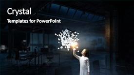  Presentation with innovative transformation - Colorful slide deck enhanced with digital innovation - innovative impressive technologies backdrop and a black colored foreground