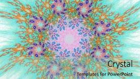  Presentation with mandala - PPT layouts consisting of digital mandala created with apophysis very suitable as a background background and a mint green colored foreground