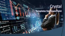  Presentation with digital technologies - Cool new presentation design with digital marketing agemanagement - innovative technologies as symbol backdrop and a  colored foreground