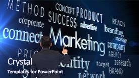  Presentation with environmental awareness gif image - PPT layouts having digital marketing company - composite image of asian businessman background and a  colored foreground