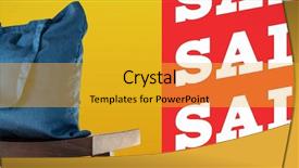  Presentation with canvas - Slides having digital marketing red white - canvas bag against abstract mustard background and a gold colored foreground