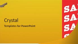  Presentation with greenn abstract - Slide deck having digital marketing red white - canvas bag against abstract mustard background and a  colored foreground