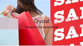  Presentation with rear view mirror - PPT layouts consisting of digital marketing red white - rear view of brunette holding background and a red colored foreground