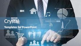  Presentation with touch screen - Presentation theme having world hunger - poor sign background 3d rendering background and a tawny brown colored foreground.