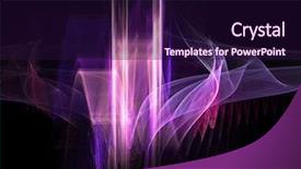  Presentation with chaotic abstract geometric digital - Presentation theme consisting of digital painting abstract fractal design background and a  colored foreground