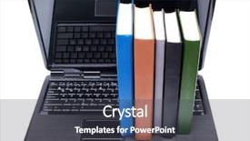  Presentation with old photo - Amazing slides having digitization paper - color photo of an old backdrop and a dark gray colored foreground