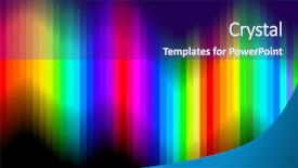  Presentation with black and white film strip - Amazing theme having digital printing - background with colorful nice stripes backdrop and a navy blue colored foreground