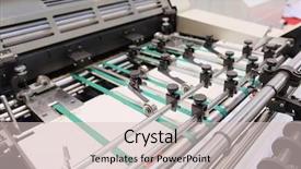  Presentation with digital printing - Audience pleasing presentation theme consisting of cover in a yorkshire wold backdrop and a light blue colored foreground