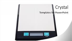  Presentation with digital tranforamtion - Theme consisting of digital scales on white background background and a white colored foreground