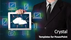  Presentation with hand drawn cartoon of sports - Slide deck featuring digital sign - young businessman showing hand drawn background and a black colored foreground