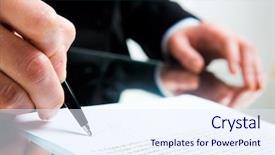  Presentation with lady - Audience pleasing slides consisting of digital signature - closeup of business lady s backdrop and a sky blue colored foreground