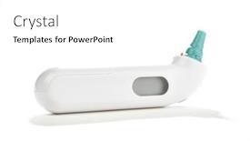  Presentation with babies - Presentation theme enhanced with digital-thermometer-for-babies-isolated background and a white colored foreground