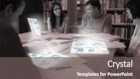  Presentation with digital university - Presentation theme having digital tools in university library background and a gray colored foreground