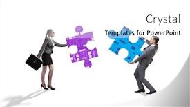  Presentation with digital-transformation - Cool new presentation theme with digital-transformation-concept-with-jigsaw backdrop and a white colored foreground